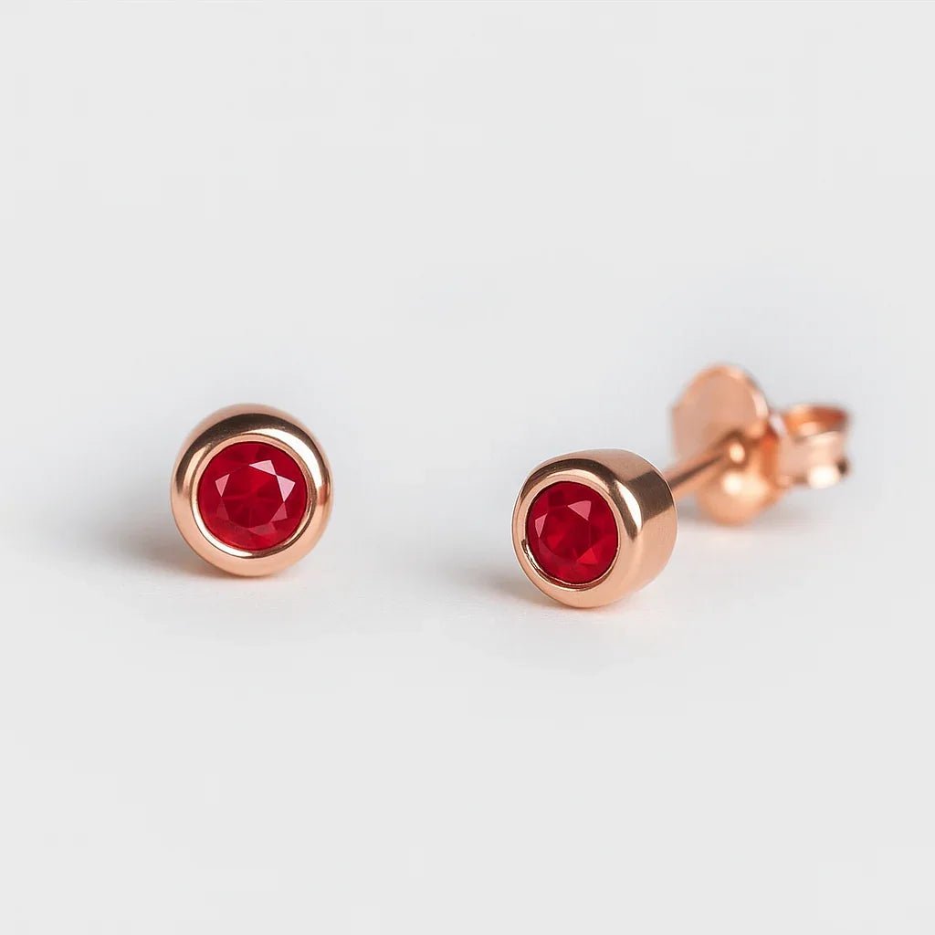 Gift Ruby Earrings Carina - SOVATS