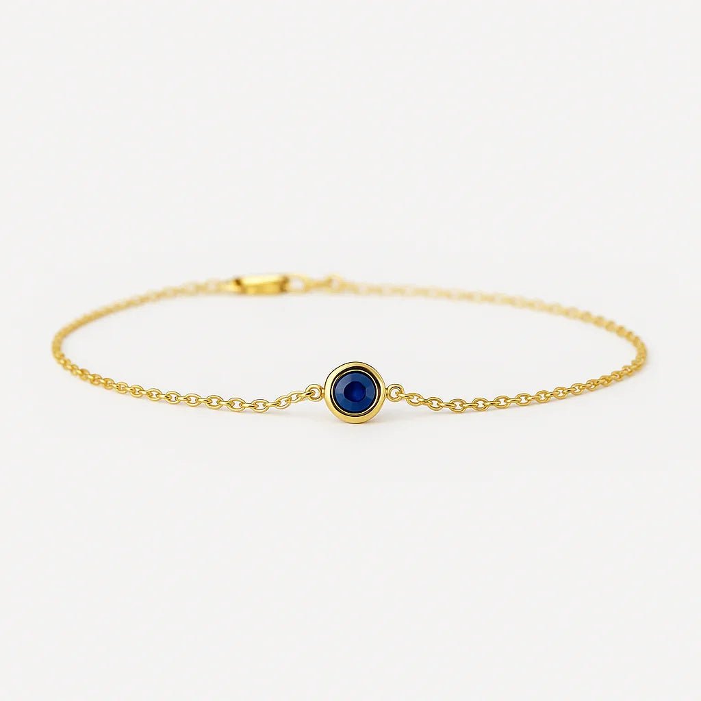 Gift Sapphire Solitaire Bracelet Melora - SOVATS