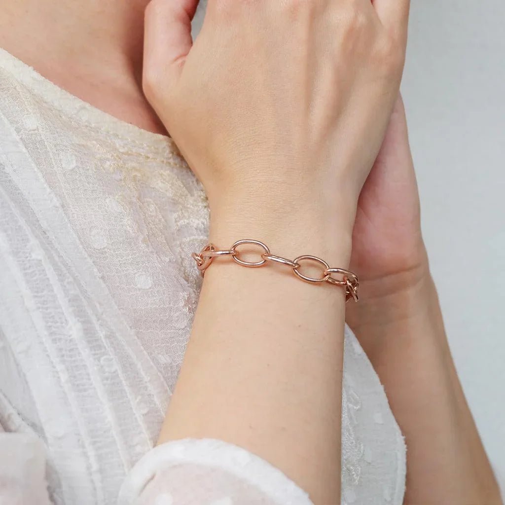 Gift Small Oval Link Bracelet Madhur - SOVATS