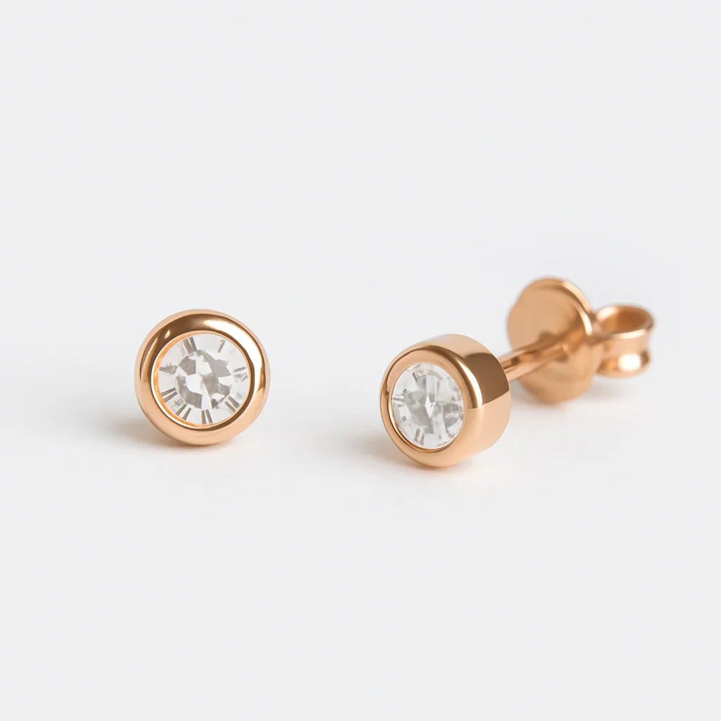 Gift White Topaz Earrings Carina - SOVATS