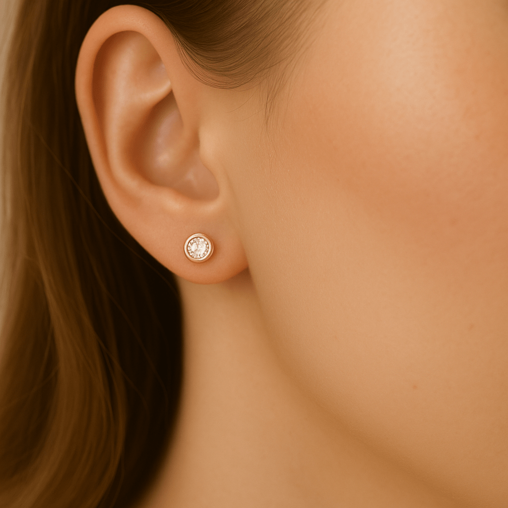 Gift White Topaz Earrings Carina - SOVATS