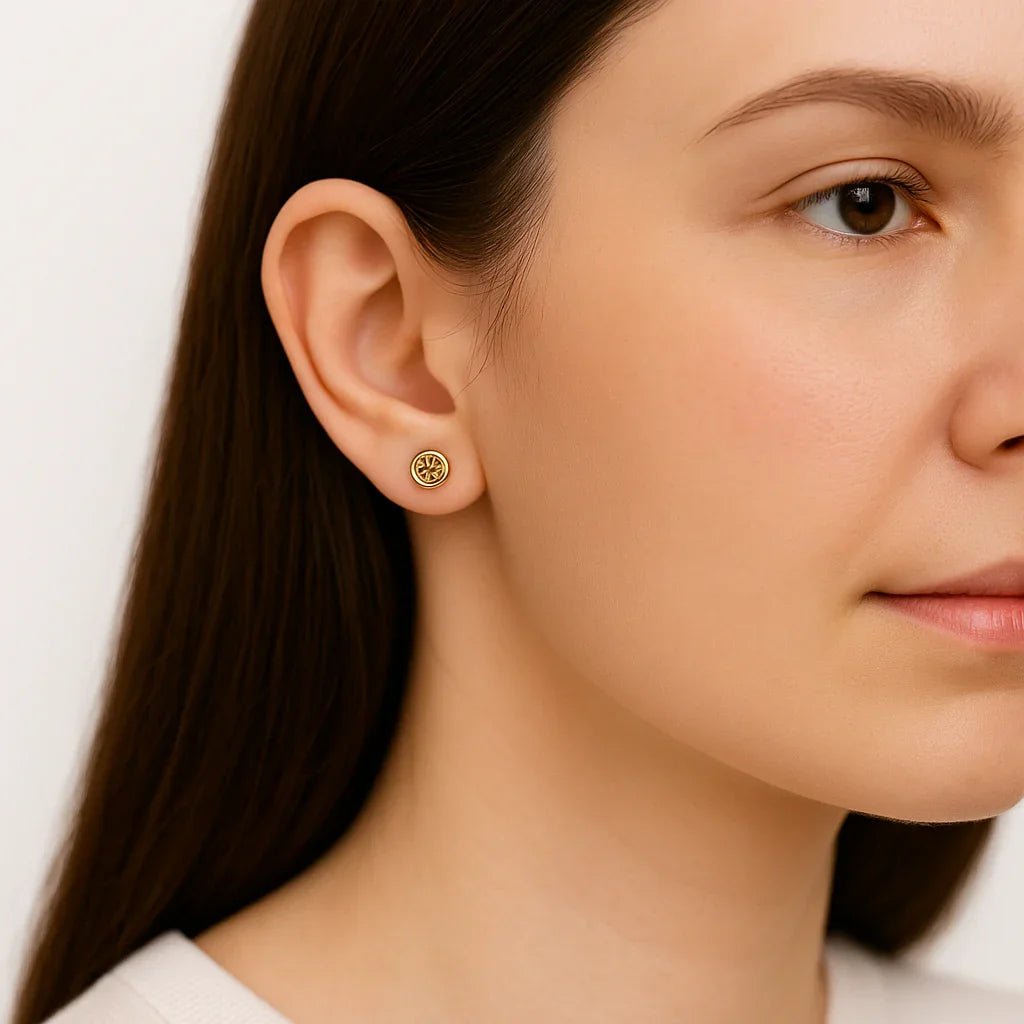 Gift Yellow Sapphire Earrings Edda - SOVATS