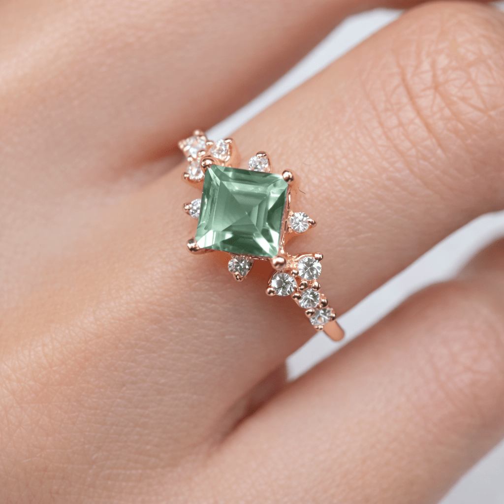 Green Tourmaline Ring Budur - SOVATS