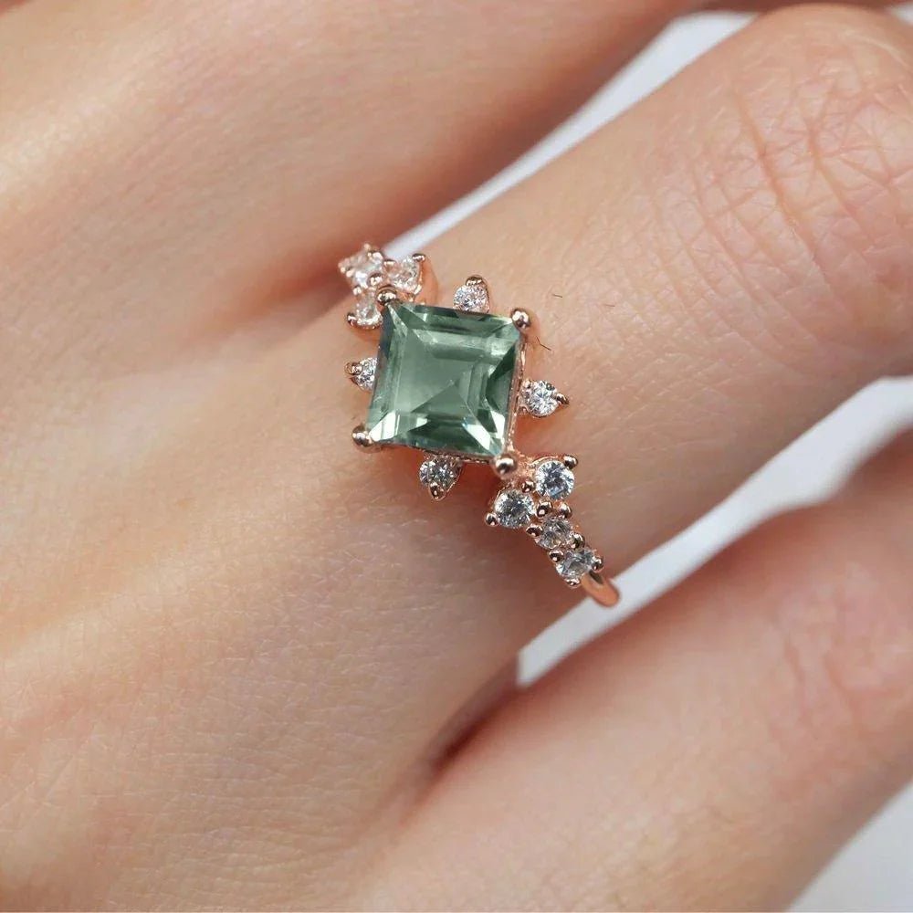 Green Tourmaline Ring Budur - SOVATS