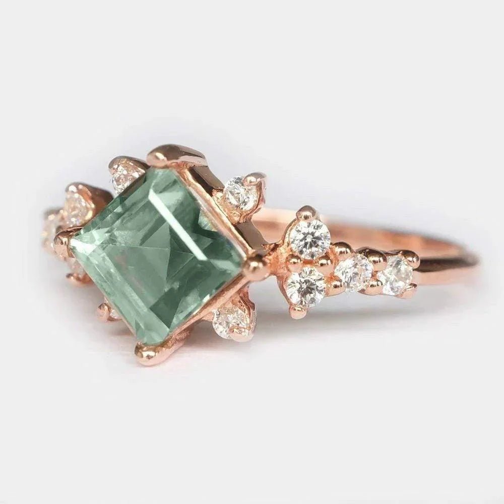 Green Tourmaline Ring Budur - SOVATS