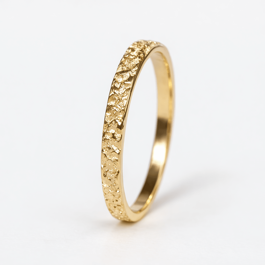 Hammered Band Ring Aleka - SOVATS