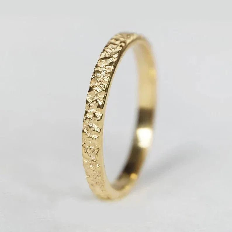 Hammered Band Ring Aleka - SOVATS