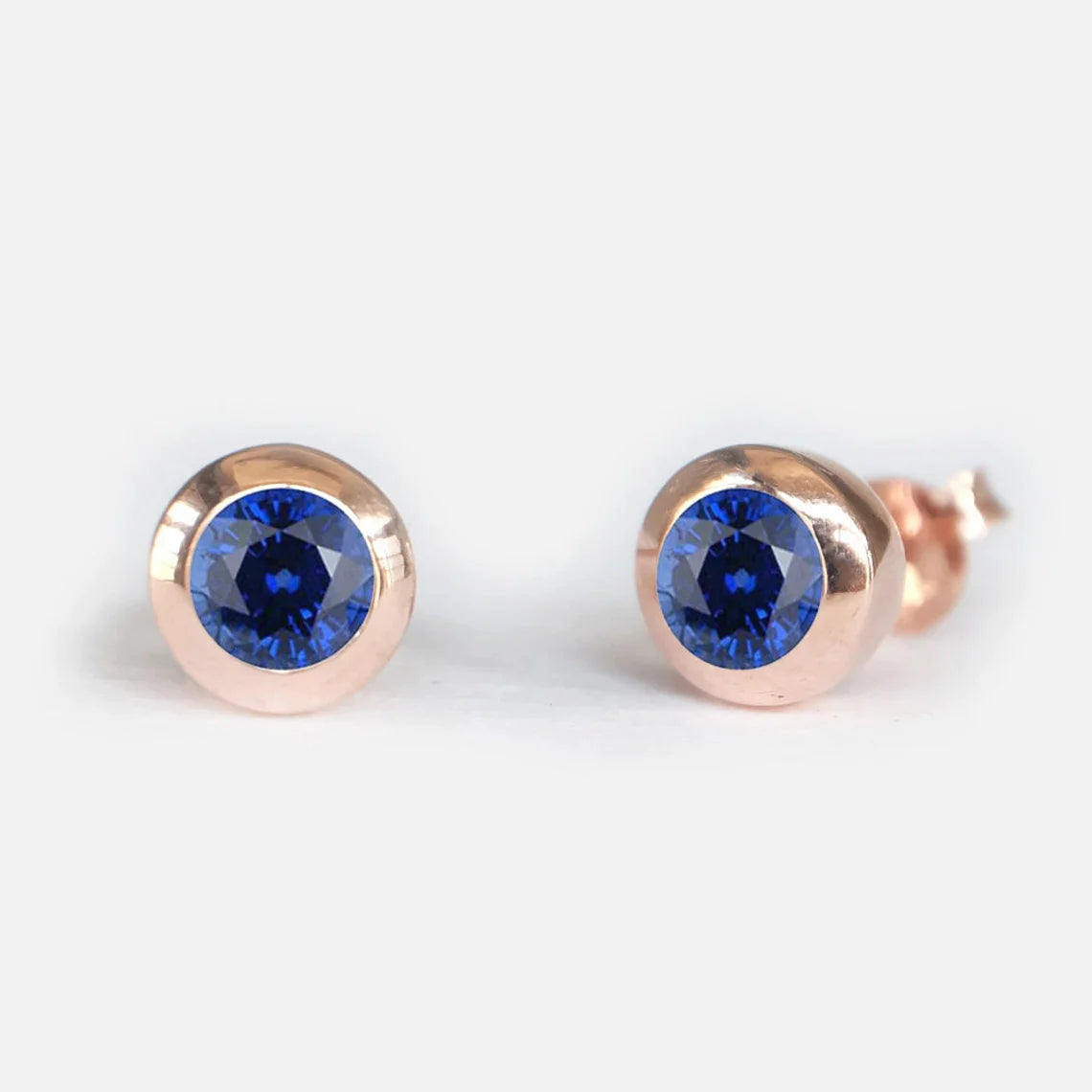 Blue Sapphire Earrings Amayeta - SOVATS