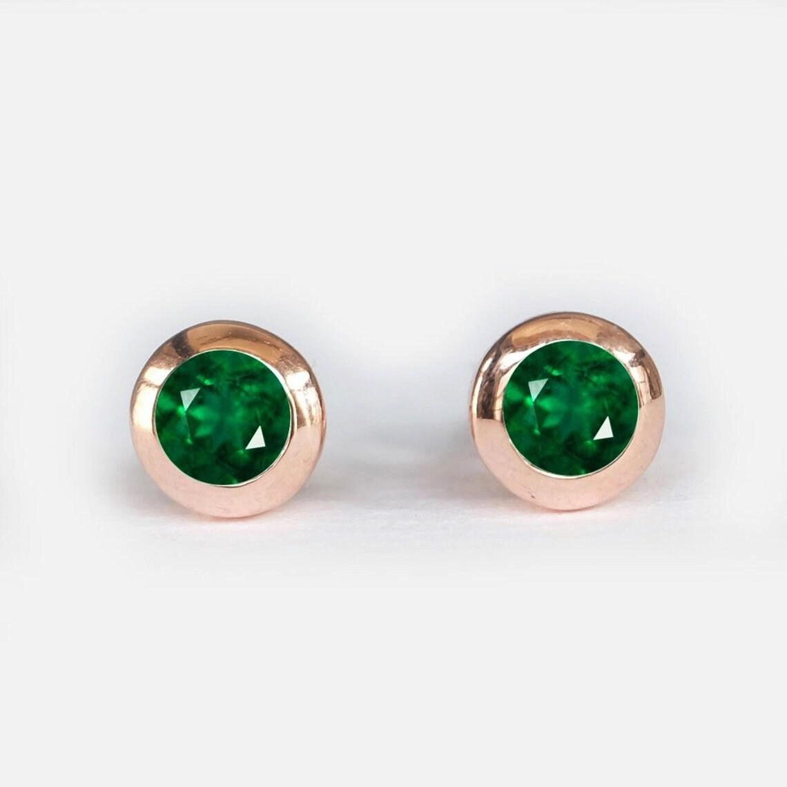 Emerald Earrings Amayeta - SOVATS