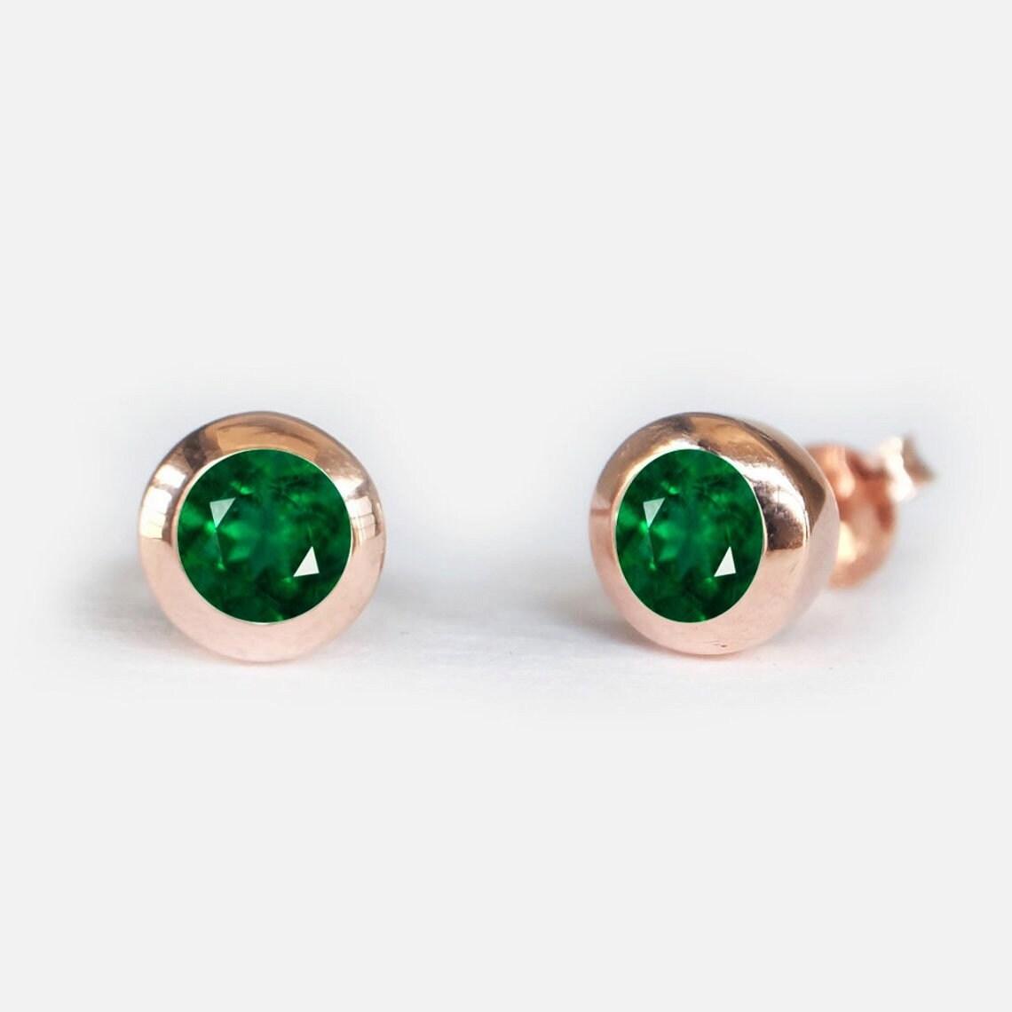 Emerald Earrings Amayeta - SOVATS