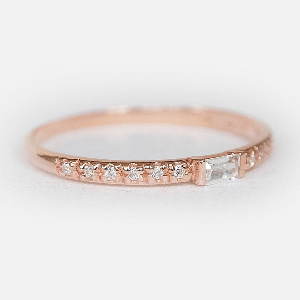 Diamond Baguette Ring Dabrosh - SOVATS