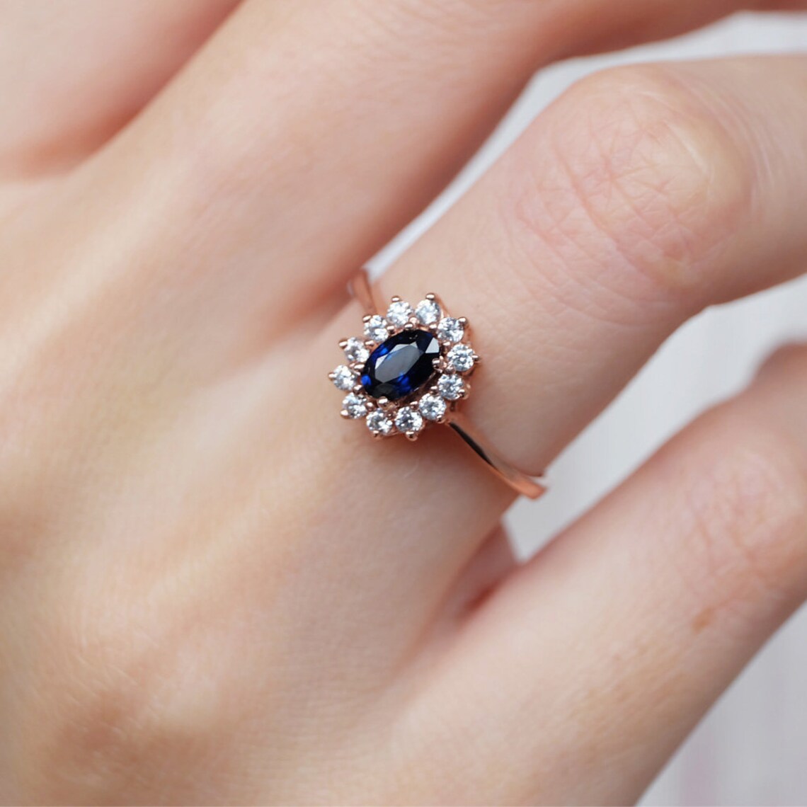 Blue Sapphire Ring Arturia - SOVATS