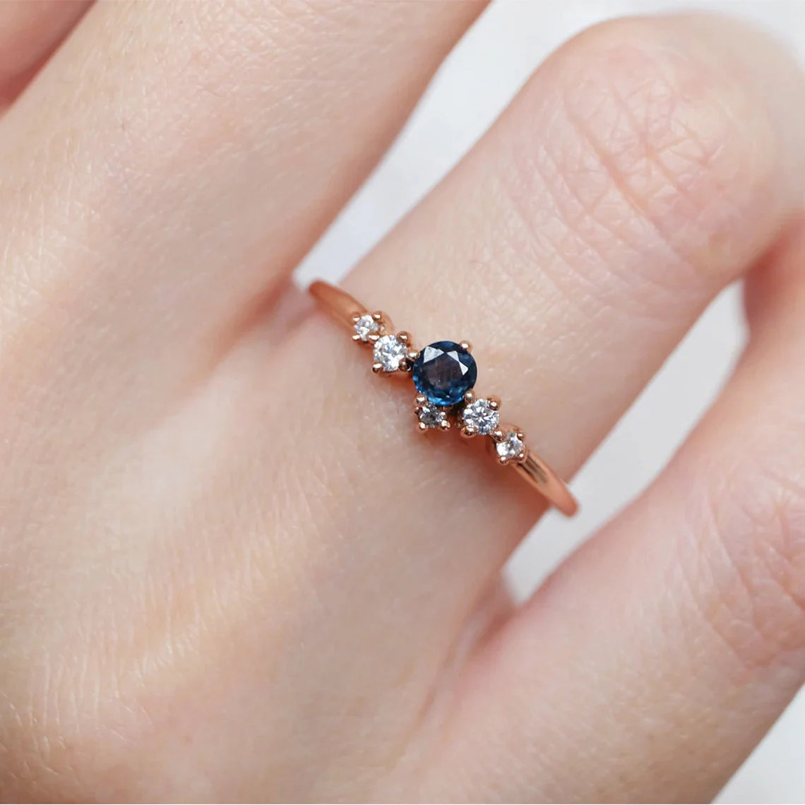 Sapphire Diamond Ring Giallo - SOVATS