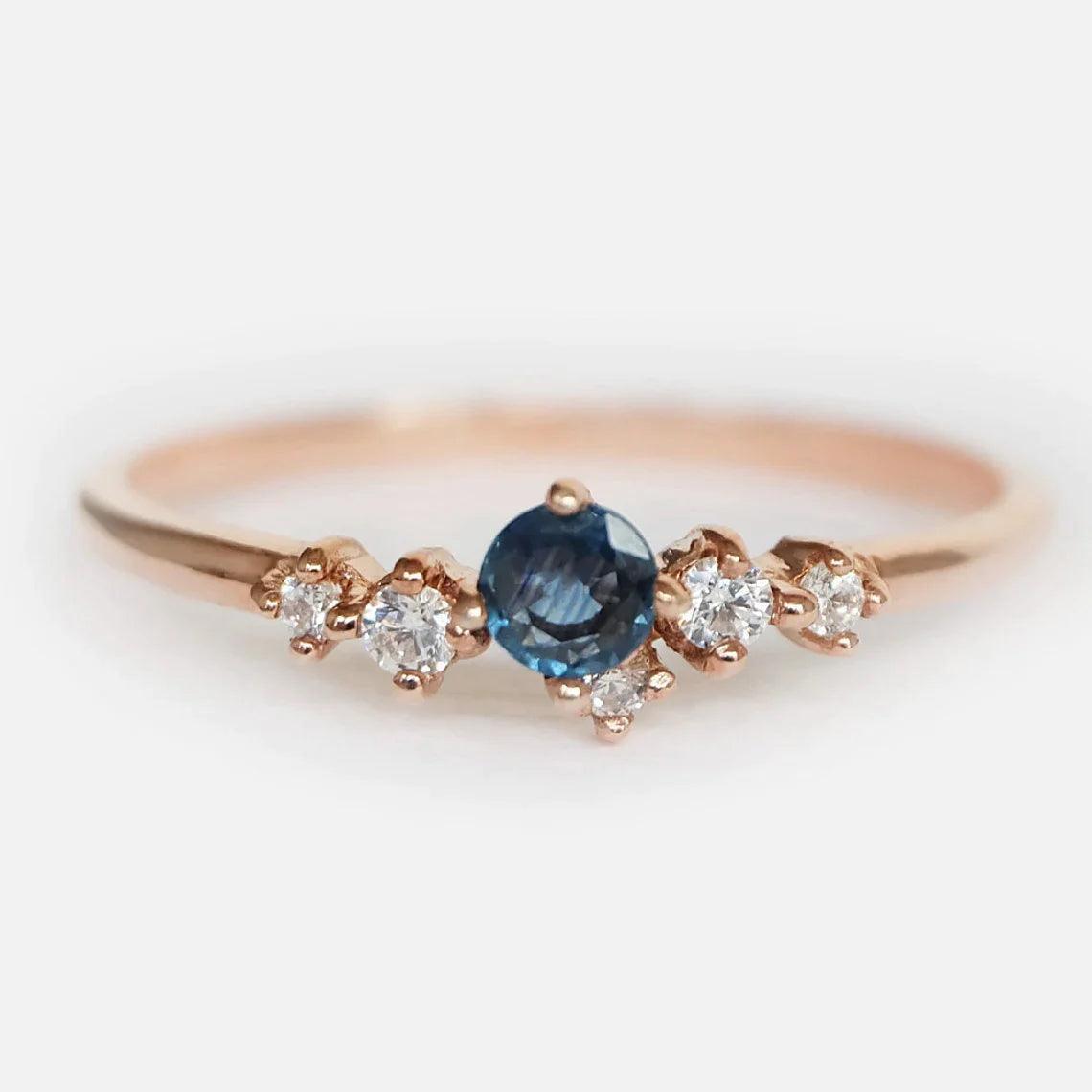 Sapphire Diamond Ring Giallo - SOVATS