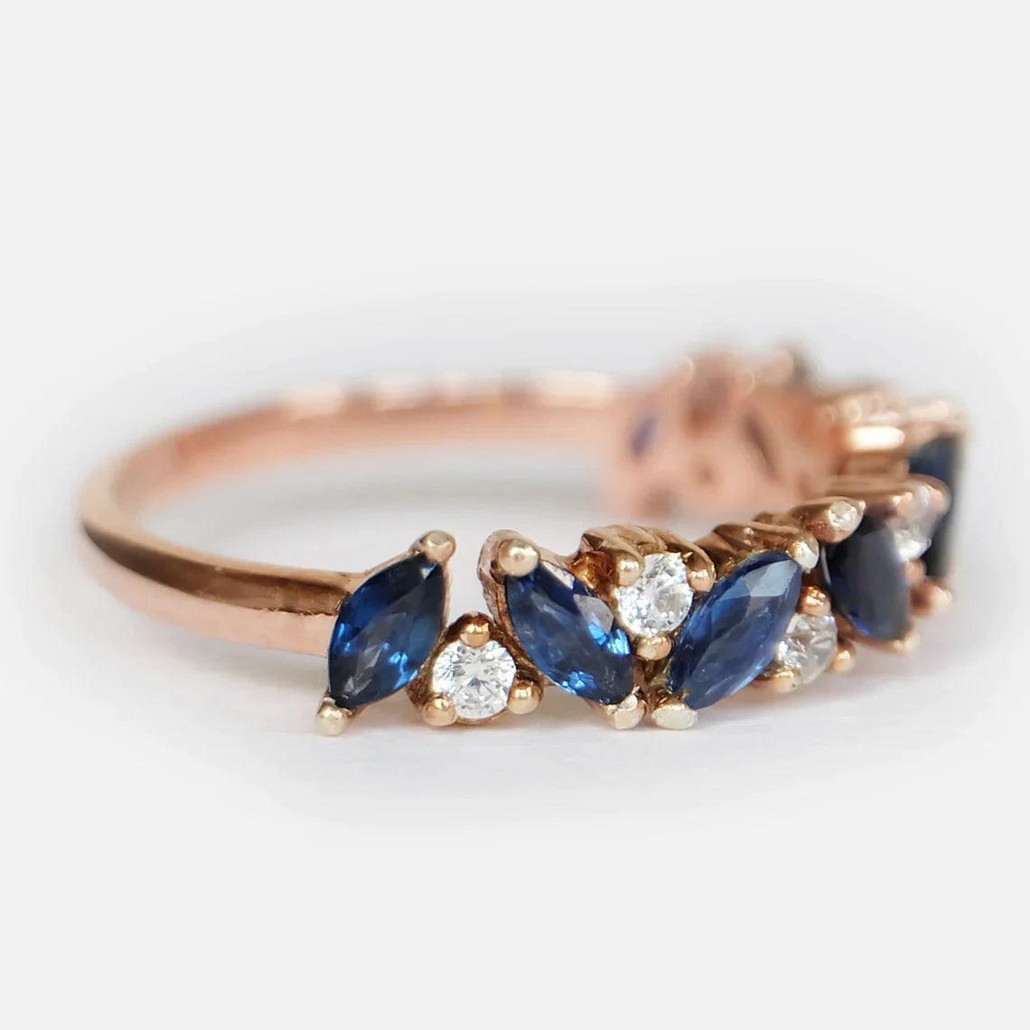 Sapphire Diamond Ring Natalya - SOVATS