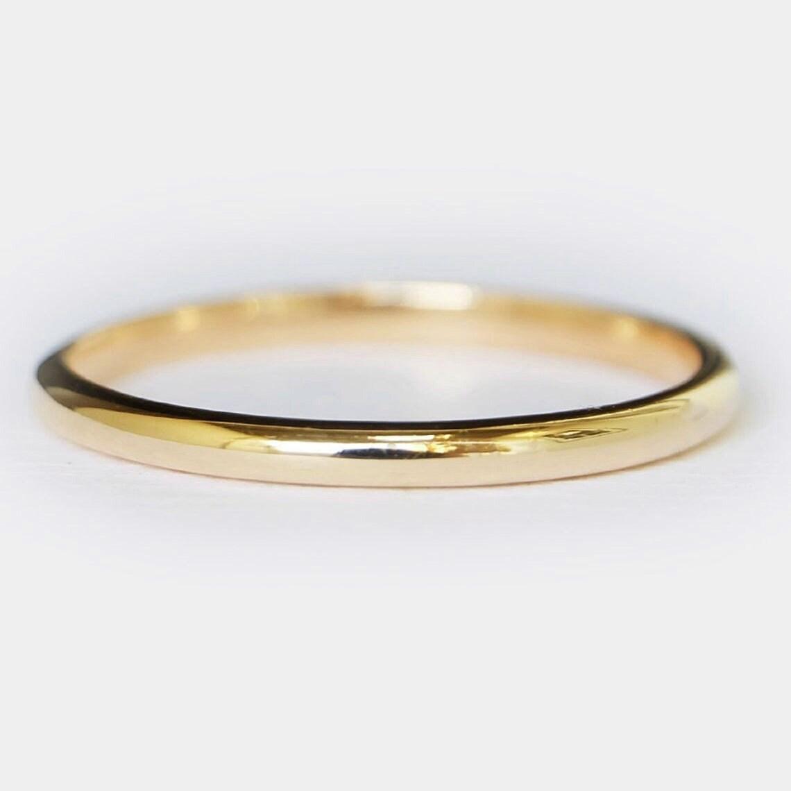 Classic 2mm Curved Band Ring - SOVATS