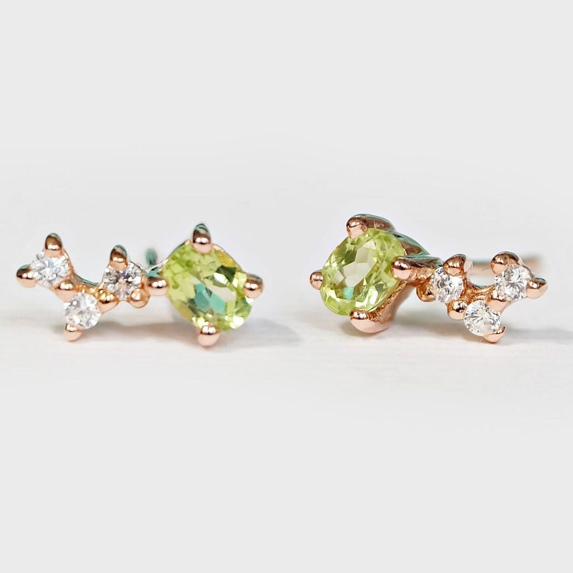 Peridot Earrings Amity - SOVATS