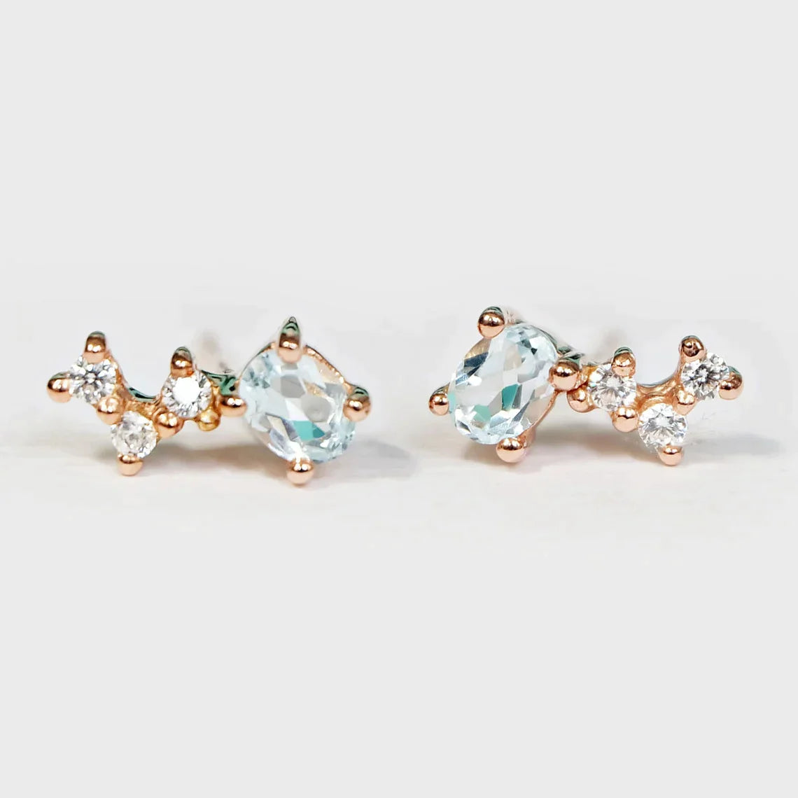 Aquamarine Earrings Amity - SOVATS