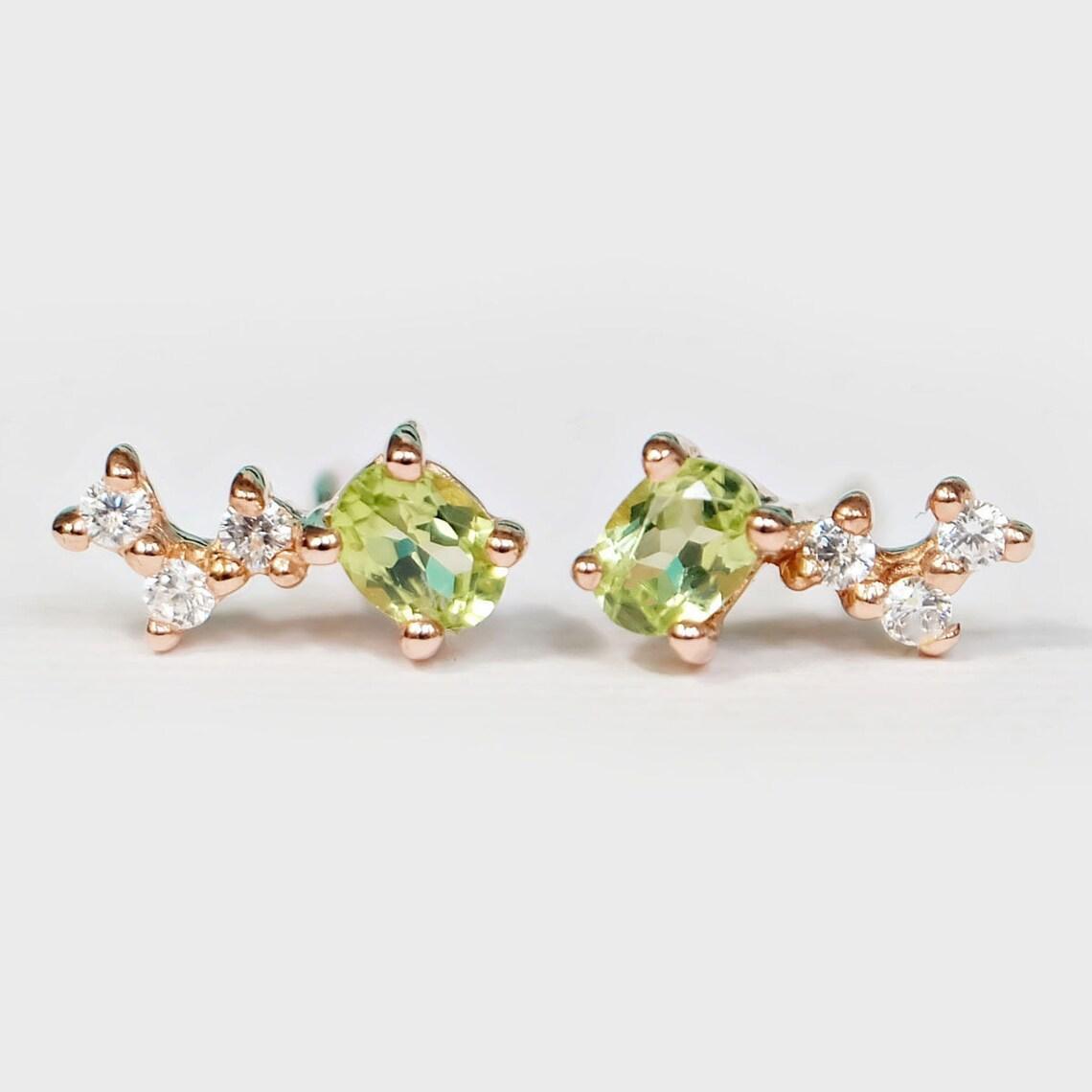 Peridot Earrings Amity - SOVATS