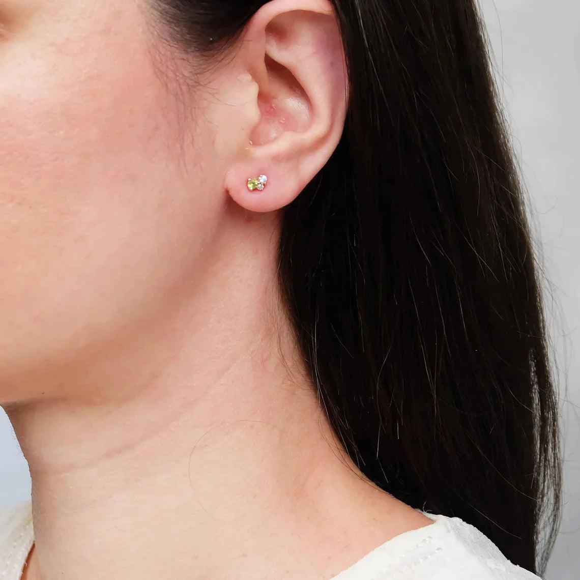 Peridot Earrings Olivia - SOVATS
