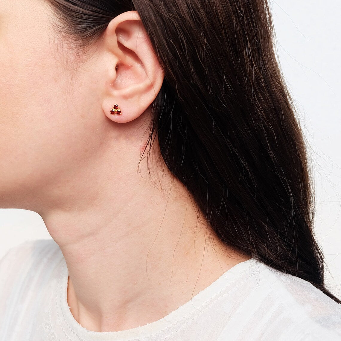 Garnet Earrings Izaro