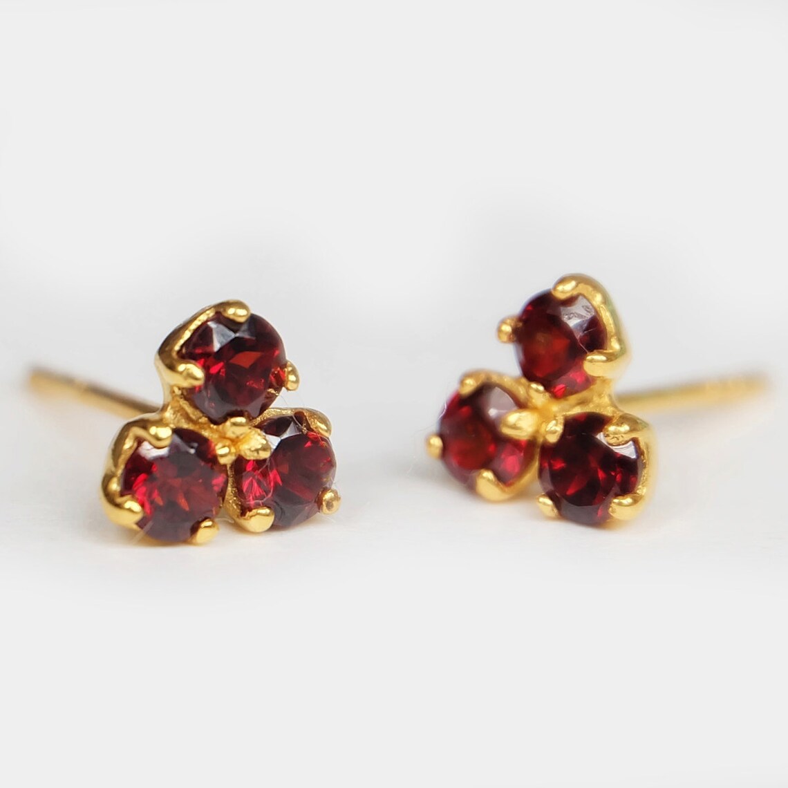 Garnet Earrings Izaro
