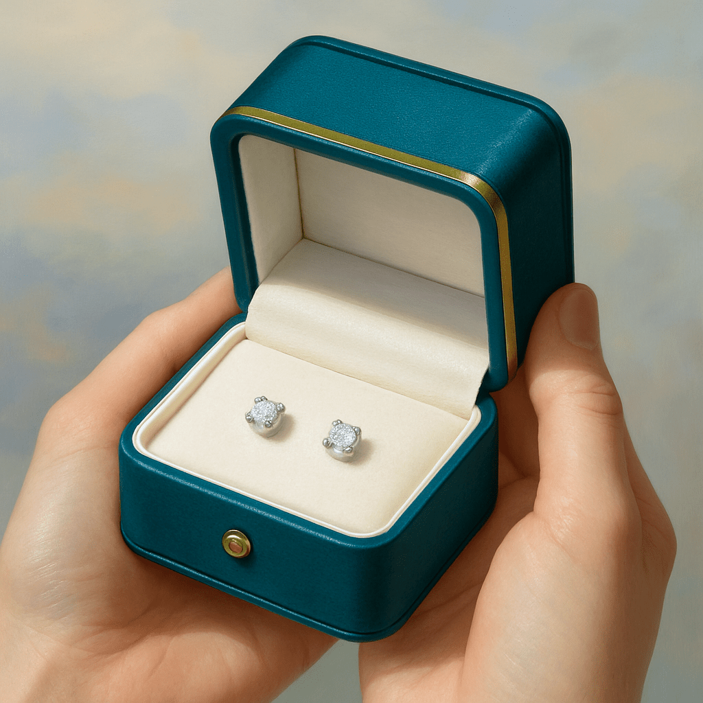 January's Birthstone Earrings Edda - SOVATS