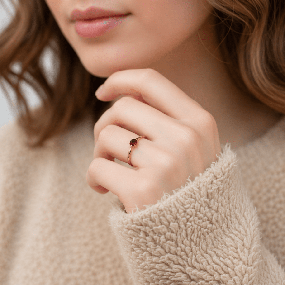 January's Birthstone Ring Amelia - SOVATS