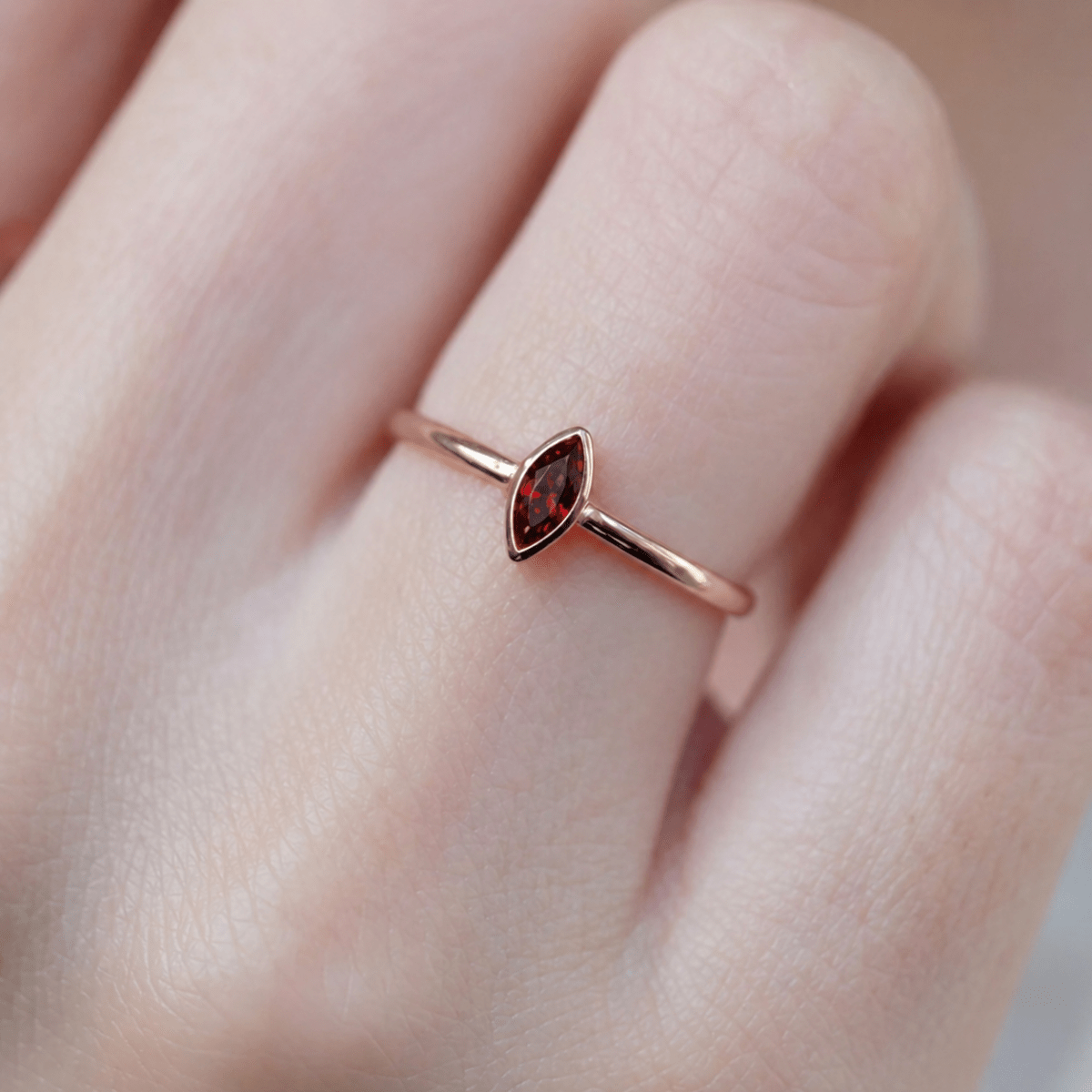 January's Birthstone Ring Cecilia - SOVATS