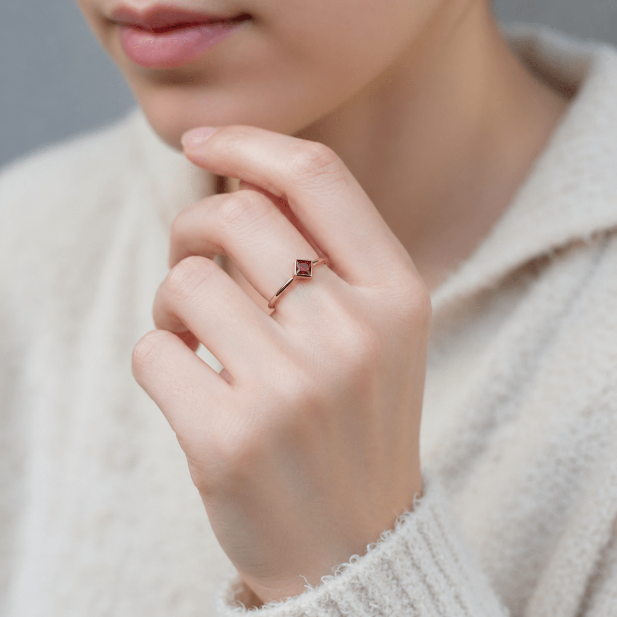 January's Birthstone Ring Gigi - SOVATS