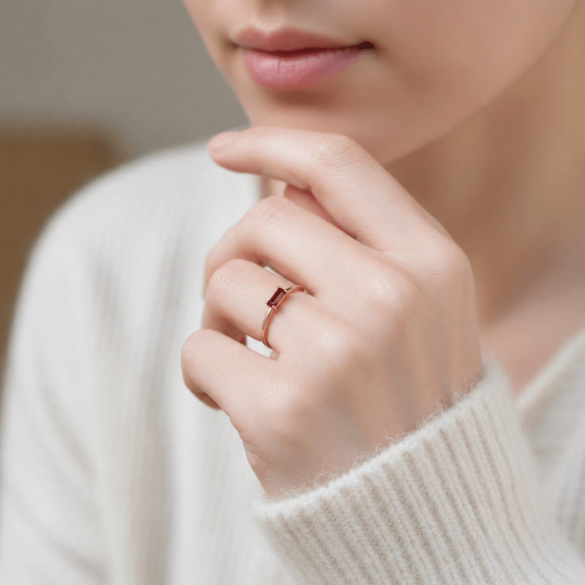 January's Birthstone Ring Luana - SOVATS