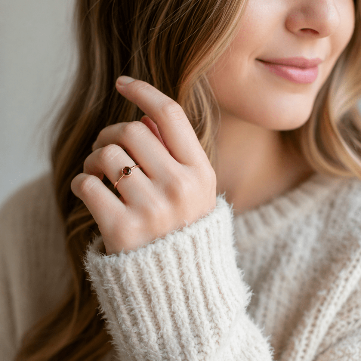 January's Birthstone Ring Moira - SOVATS