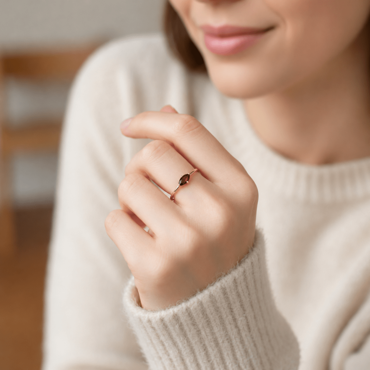 January's Birthstone Ring Sana - SOVATS