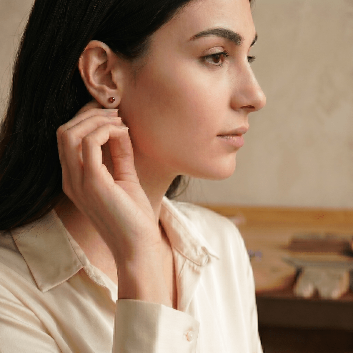 July's Birthstone Earrings Sanaz - SOVATS