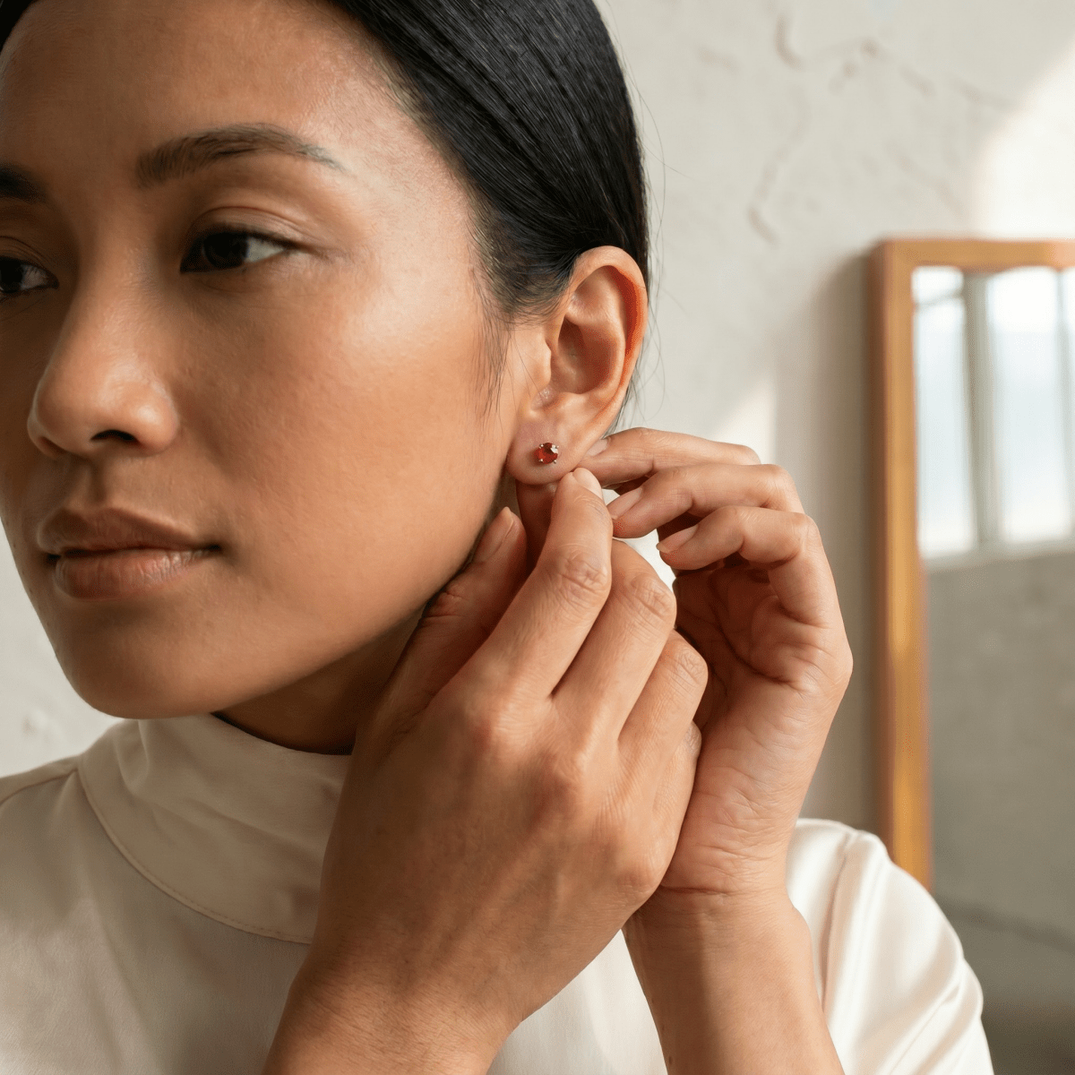 July's Birthstone Earrings Sanaz - SOVATS