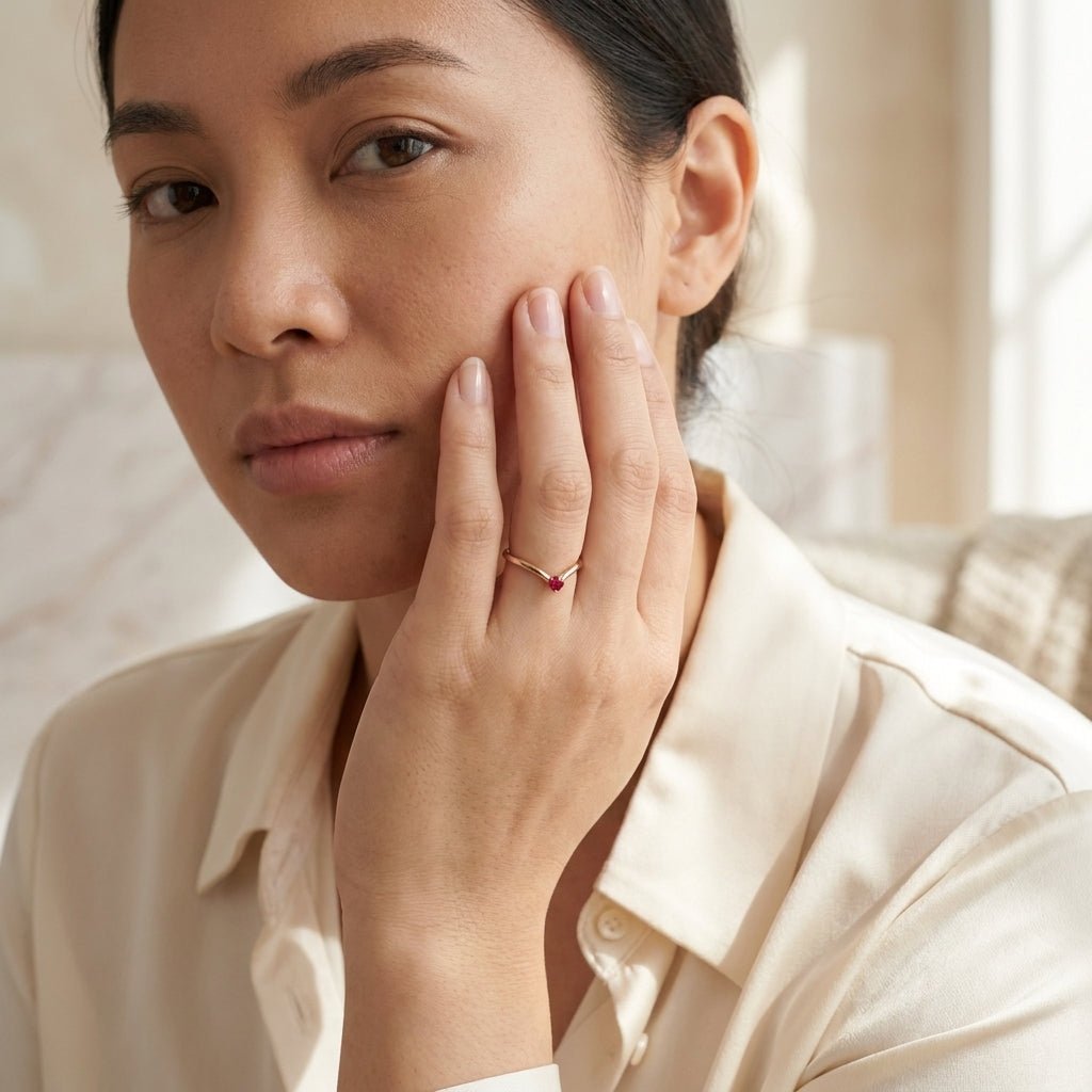 July's Birthstone Ring Beluna - SOVATS