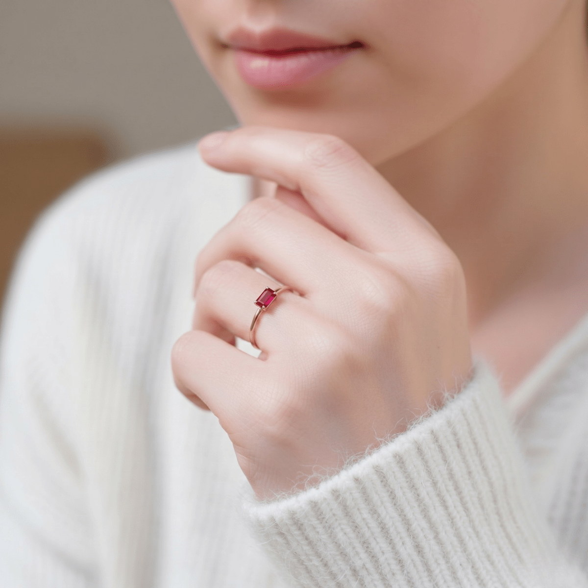 July's Birthstone Ring Luana - SOVATS