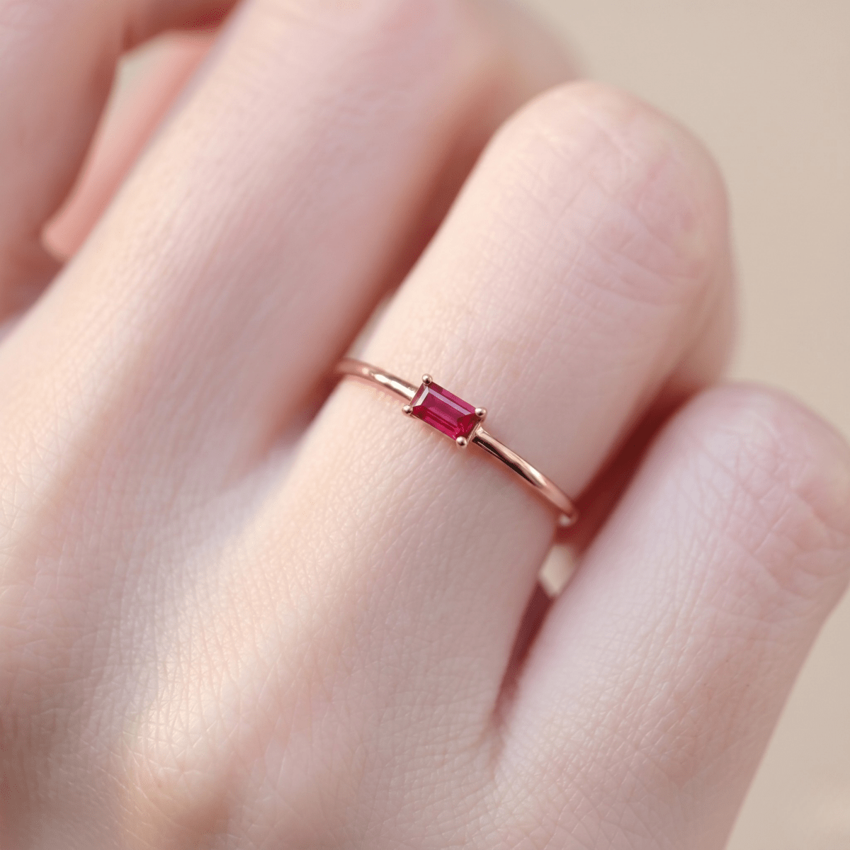 July's Birthstone Ring Luana - SOVATS