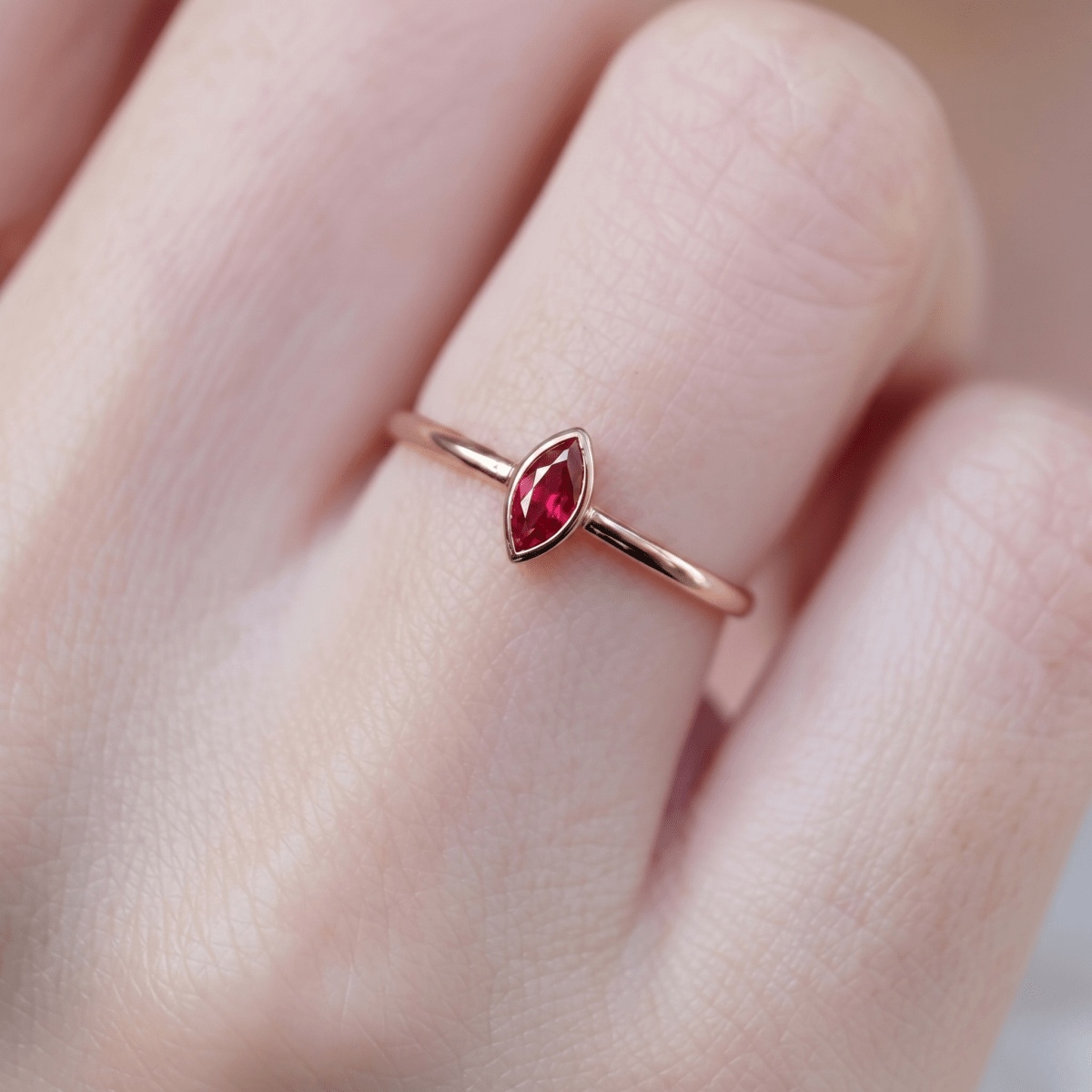 July's Birthstone Ring Nerissa - SOVATS