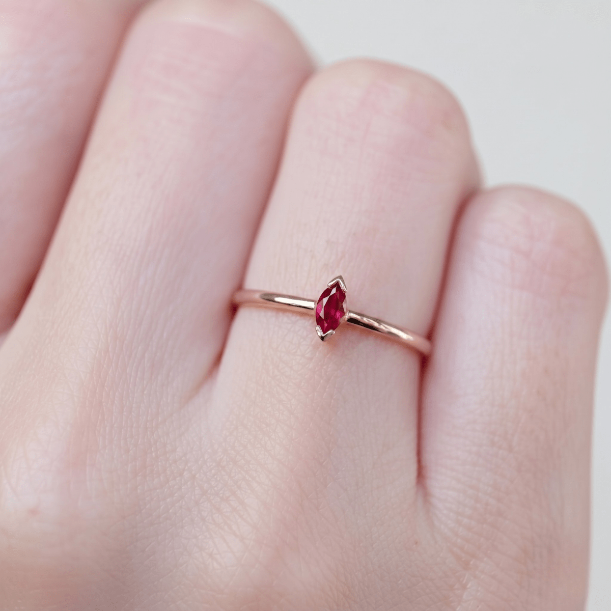 July's Birthstone Ring Sana - SOVATS