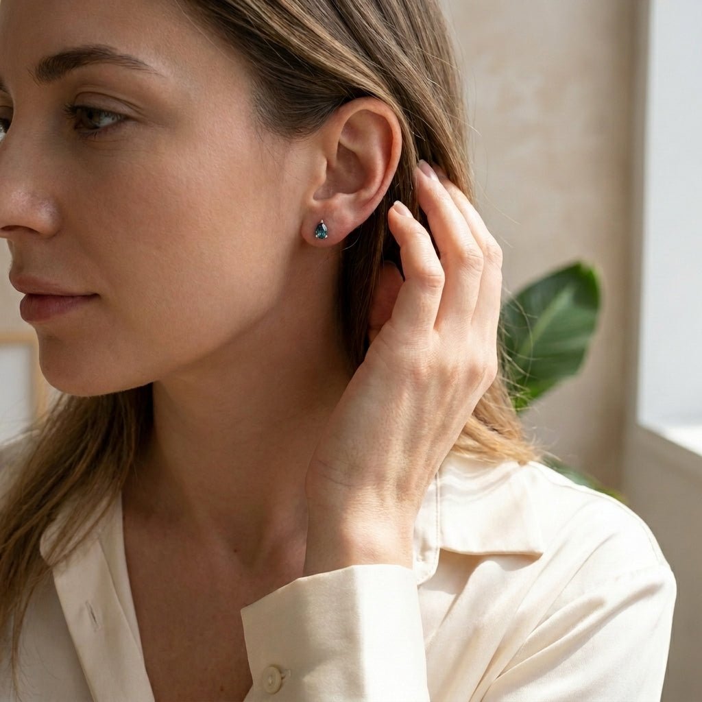 June's Birthstone Earrings Addie - SOVATS
