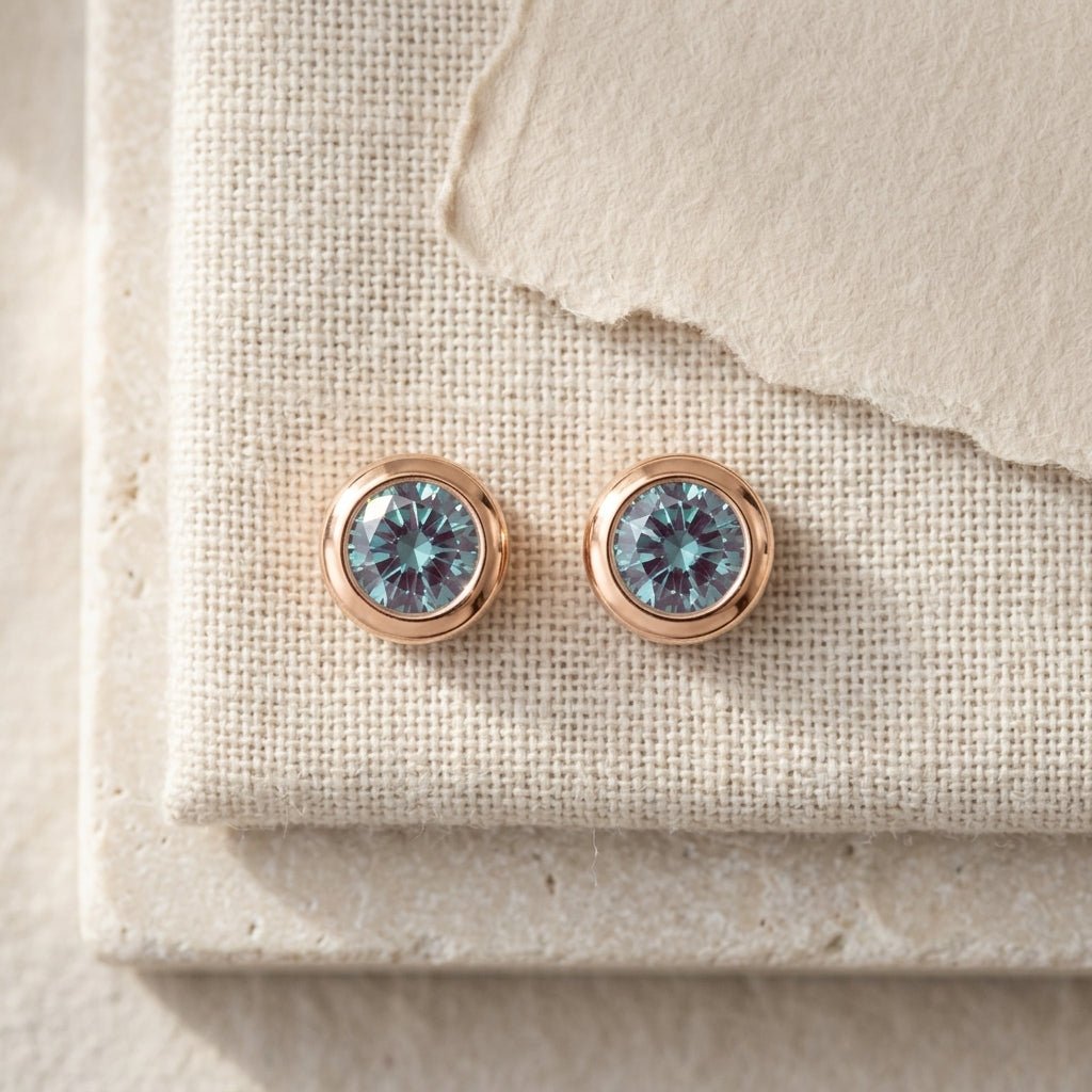 June's Birthstone Earrings Edda - SOVATS