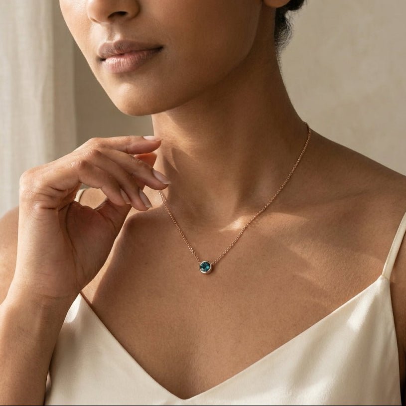 June's Birthstone Necklace Eldora - SOVATS