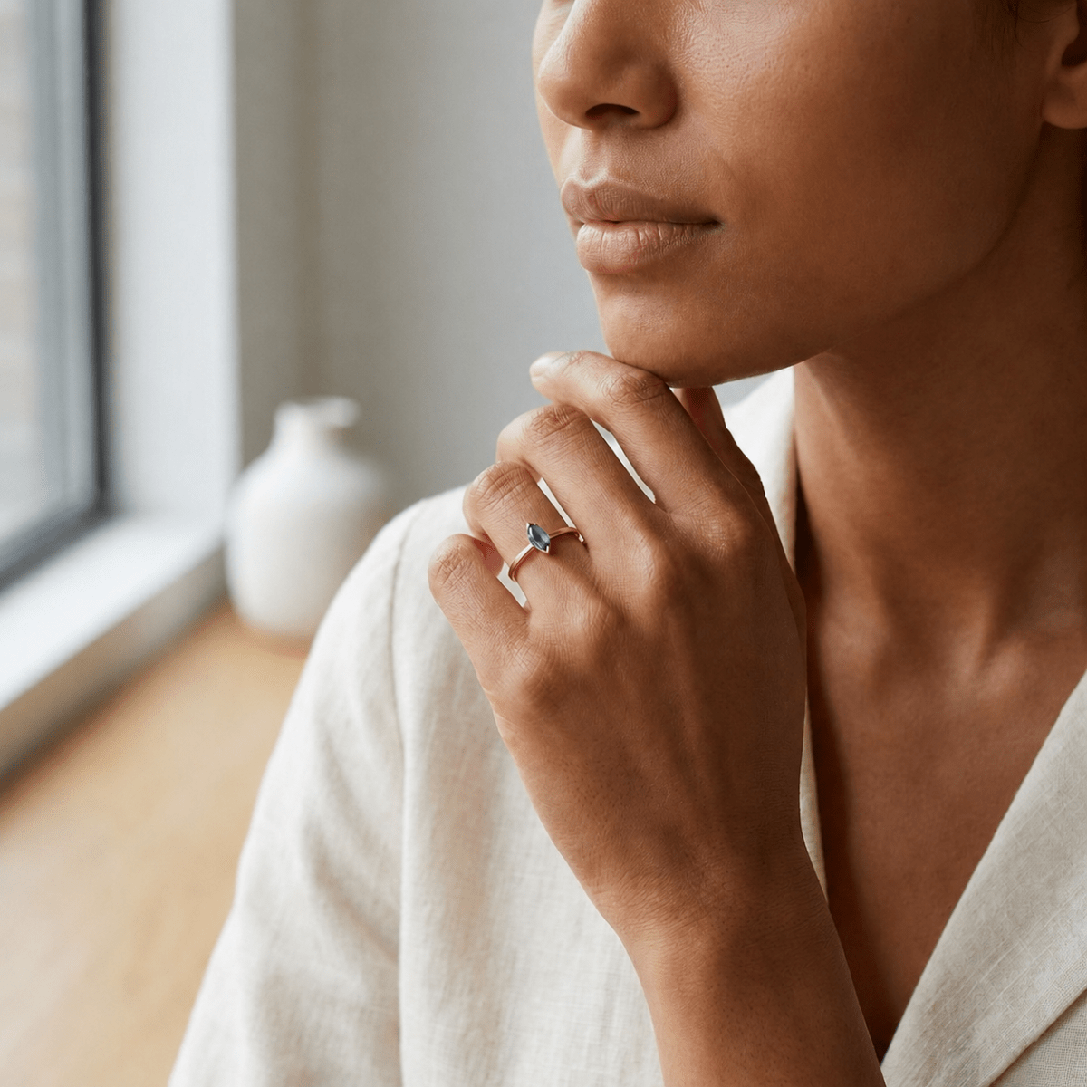 June's Birthstone Ring Sana - SOVATS