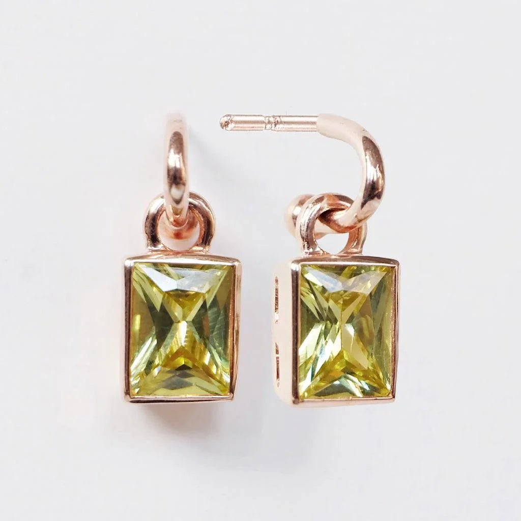 Lemon Quartz Earrings Richa - SOVATS
