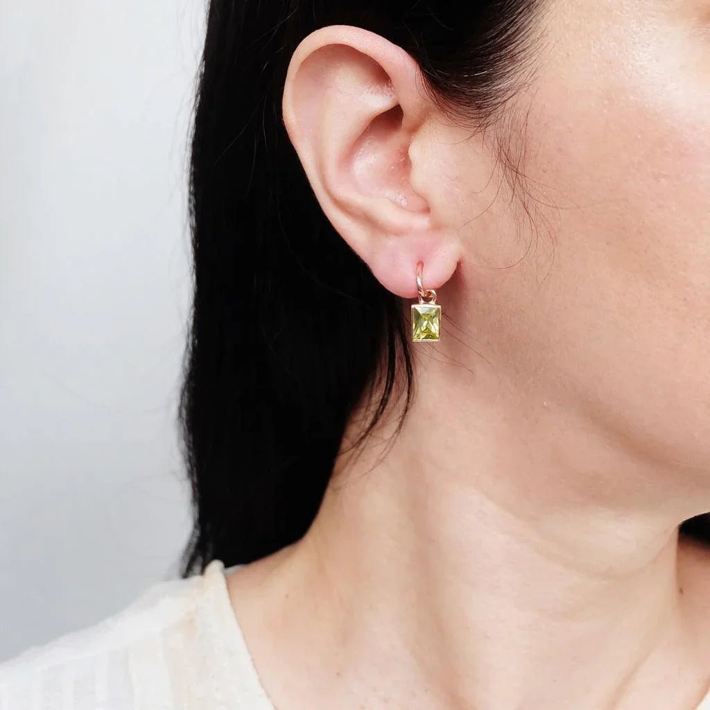 Lemon Quartz Earrings Richa - SOVATS