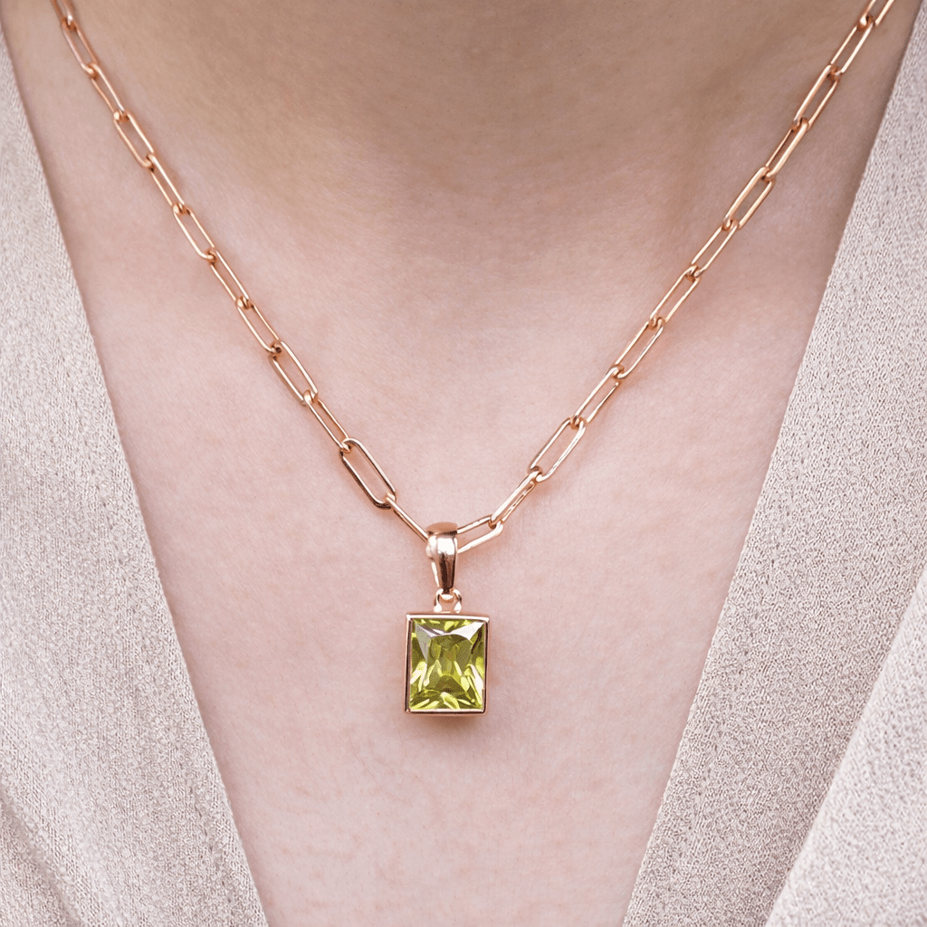Lemon Quartz Gold Pendant Richa - SOVATS