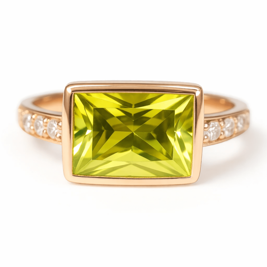 Lemon Quartz Gold Ring Richa - SOVATS