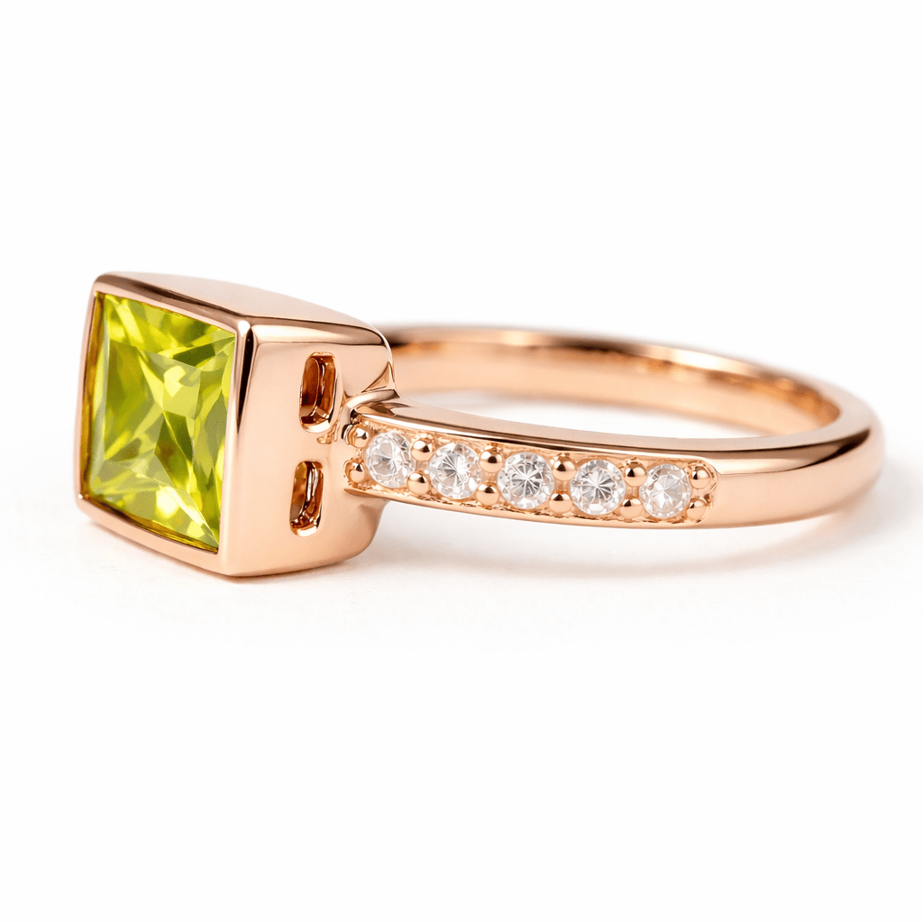 Lemon Quartz Gold Ring Richa - SOVATS