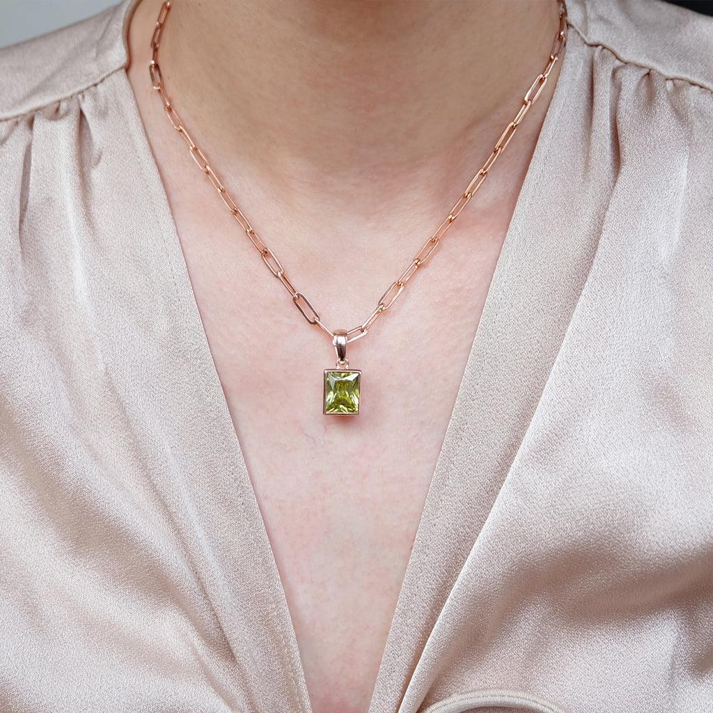 Lemon Quartz Pendant Richa - SOVATS